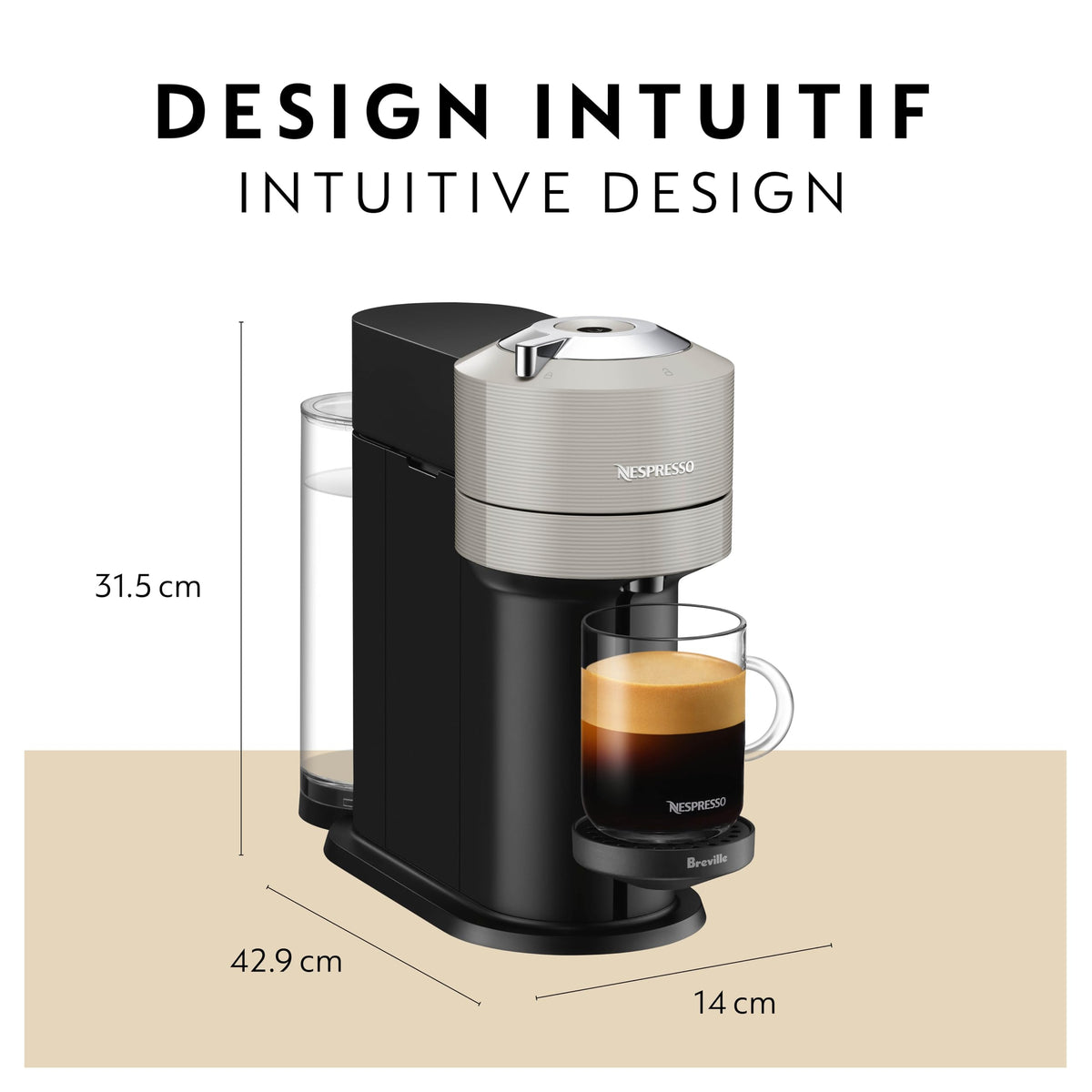 Light Grey Coffee & Espresso Maker X52845