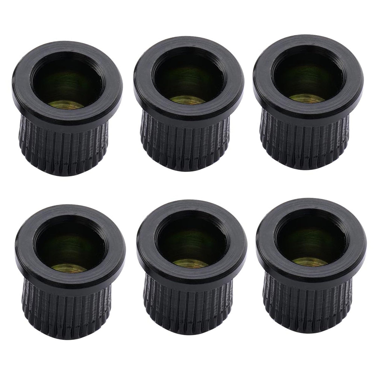 Guitar String Ferrules, Black (Set of 6) S447