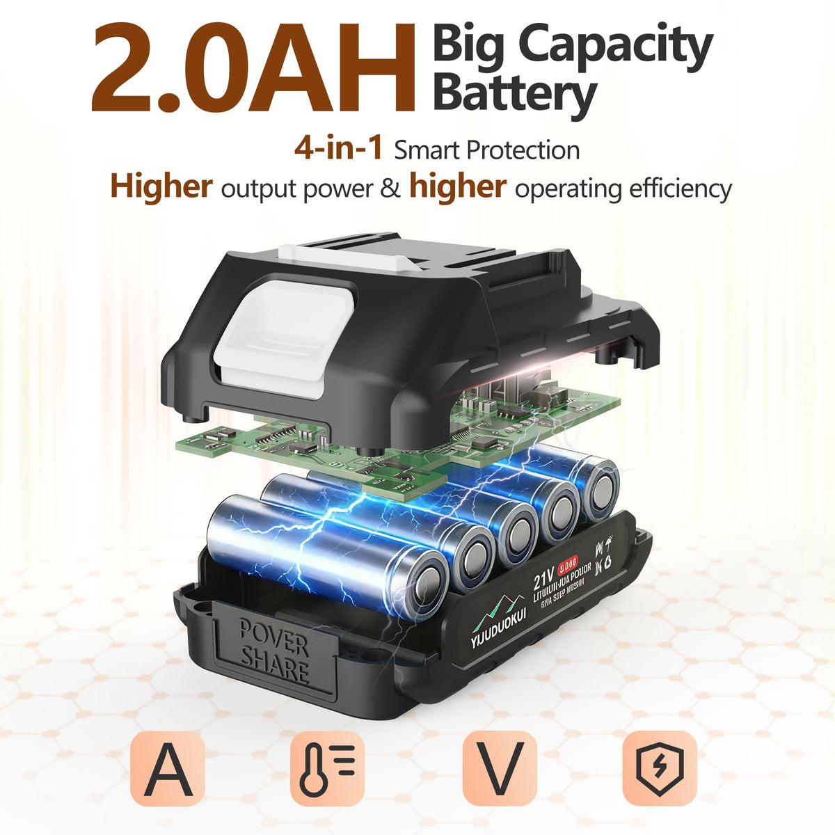 Cordless Drill Set 27 PCS Black D95348