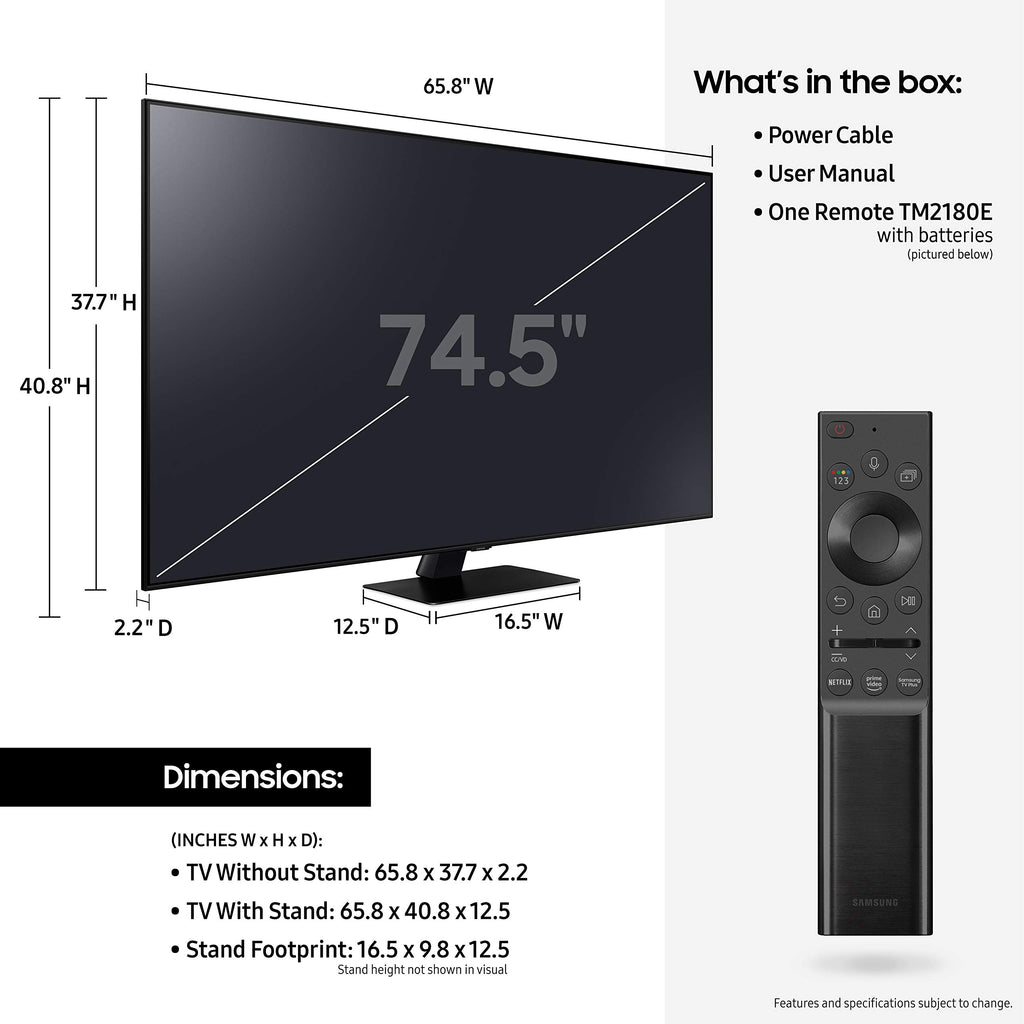 75-Inch 8K QLED Smart TV P397974