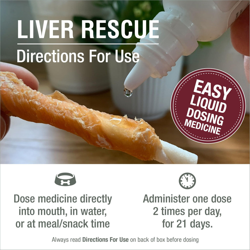 Liver Rescue Supplement for Dogs and Cats 15 Milliliters F682343
