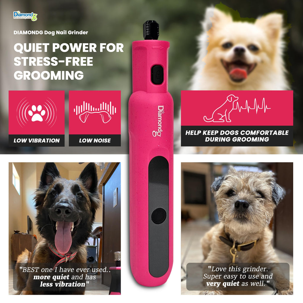 Pink Dog Nail Grinder with LED Light X39423