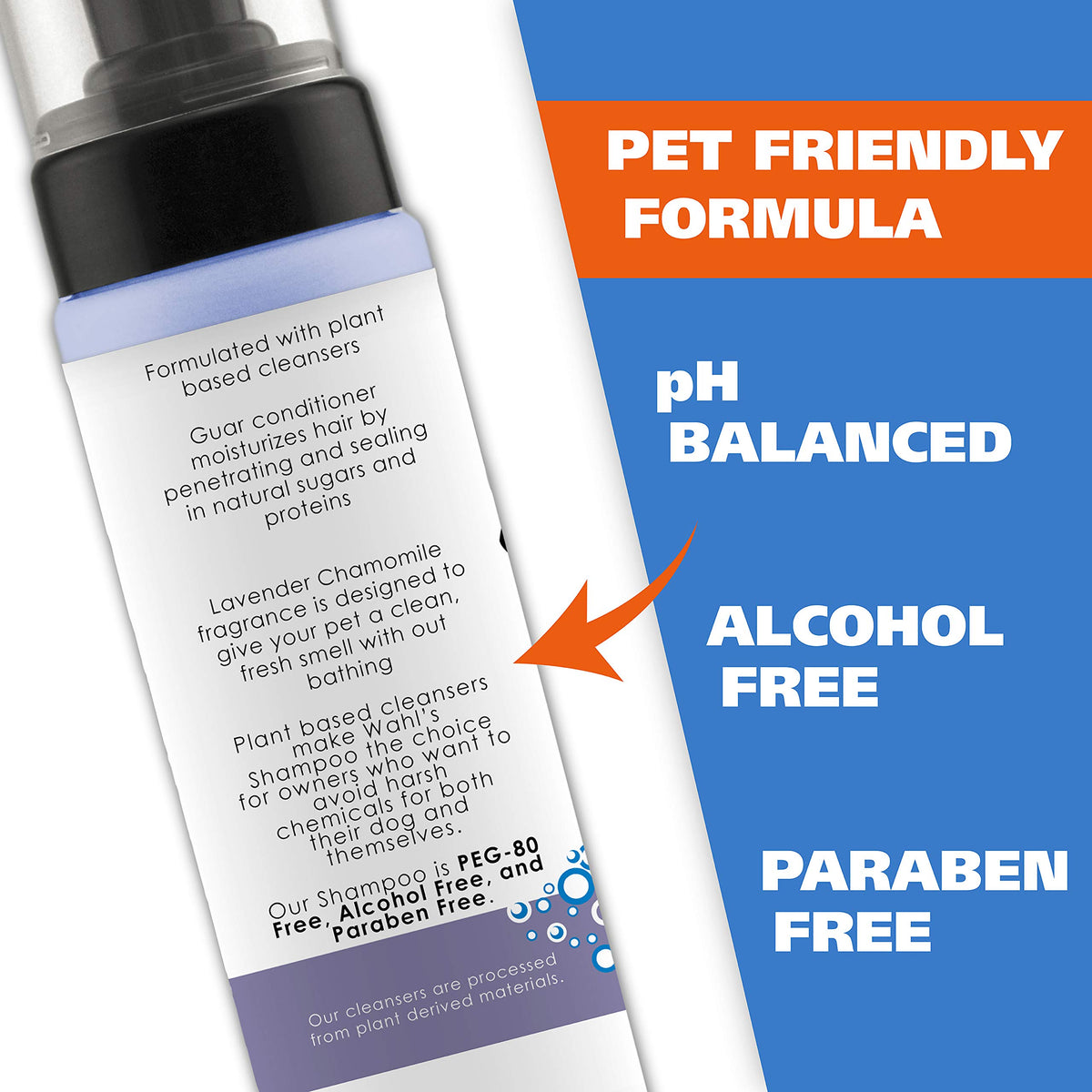 Waterless No Rinse Shampoo for Animals Lavender Chamomile 7.1 oz P8953