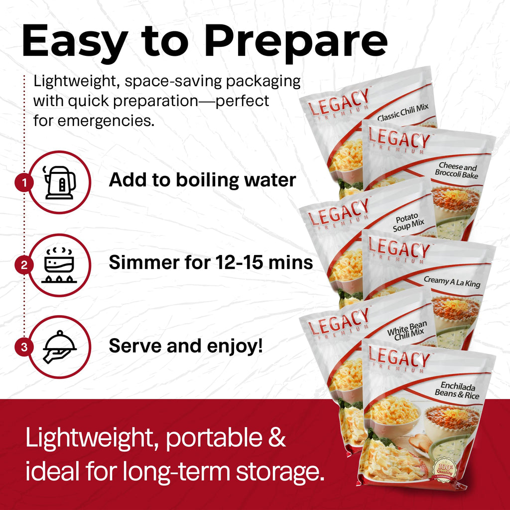 120 Serving Freeze Dried Emergency Food Supply Bucket H679