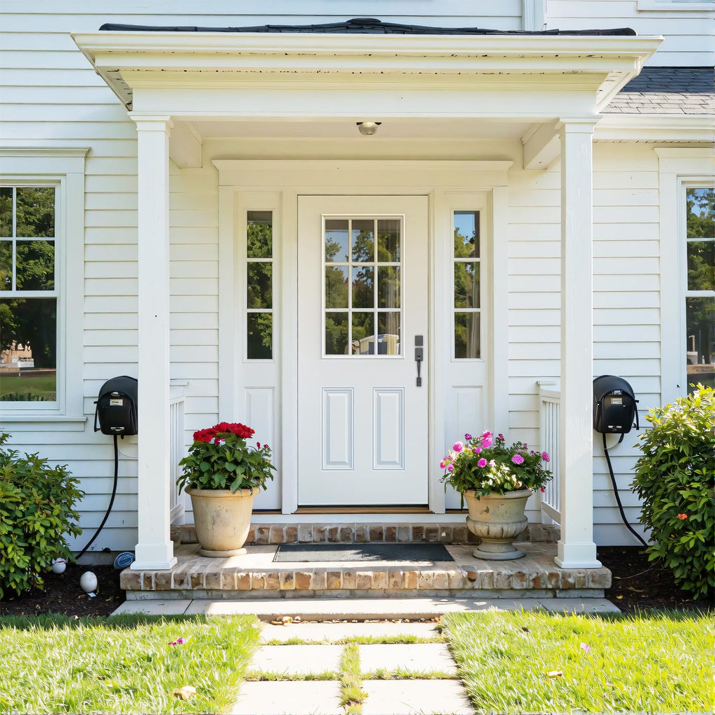Fiberglass Exterior Door with Brickmould, 36'' x 80'' Front Entry Door D1252
