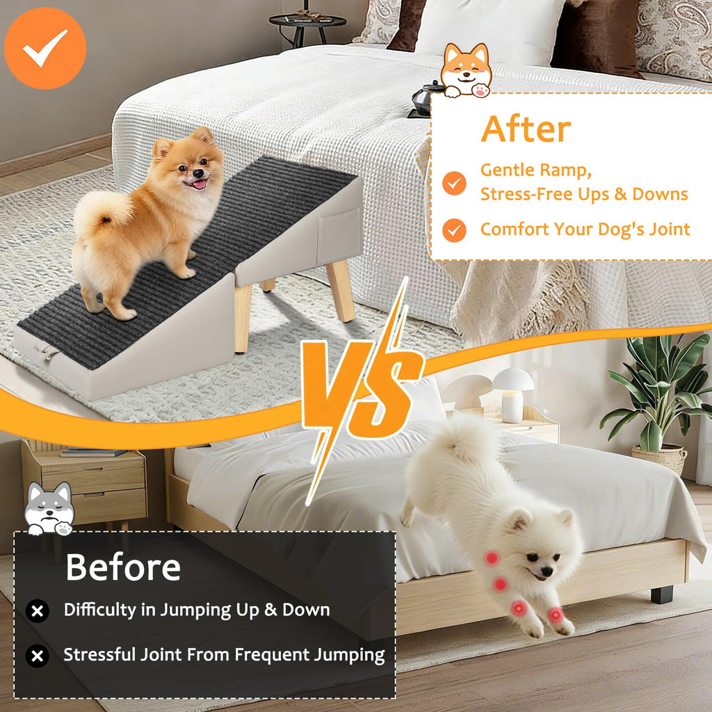 Gray Foldable Dog Ramp B985