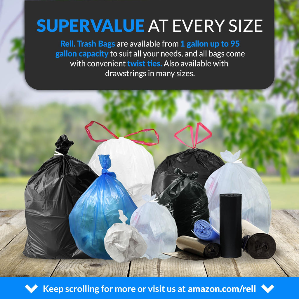 Black Heavy Duty Trash Bags 30 Count P726