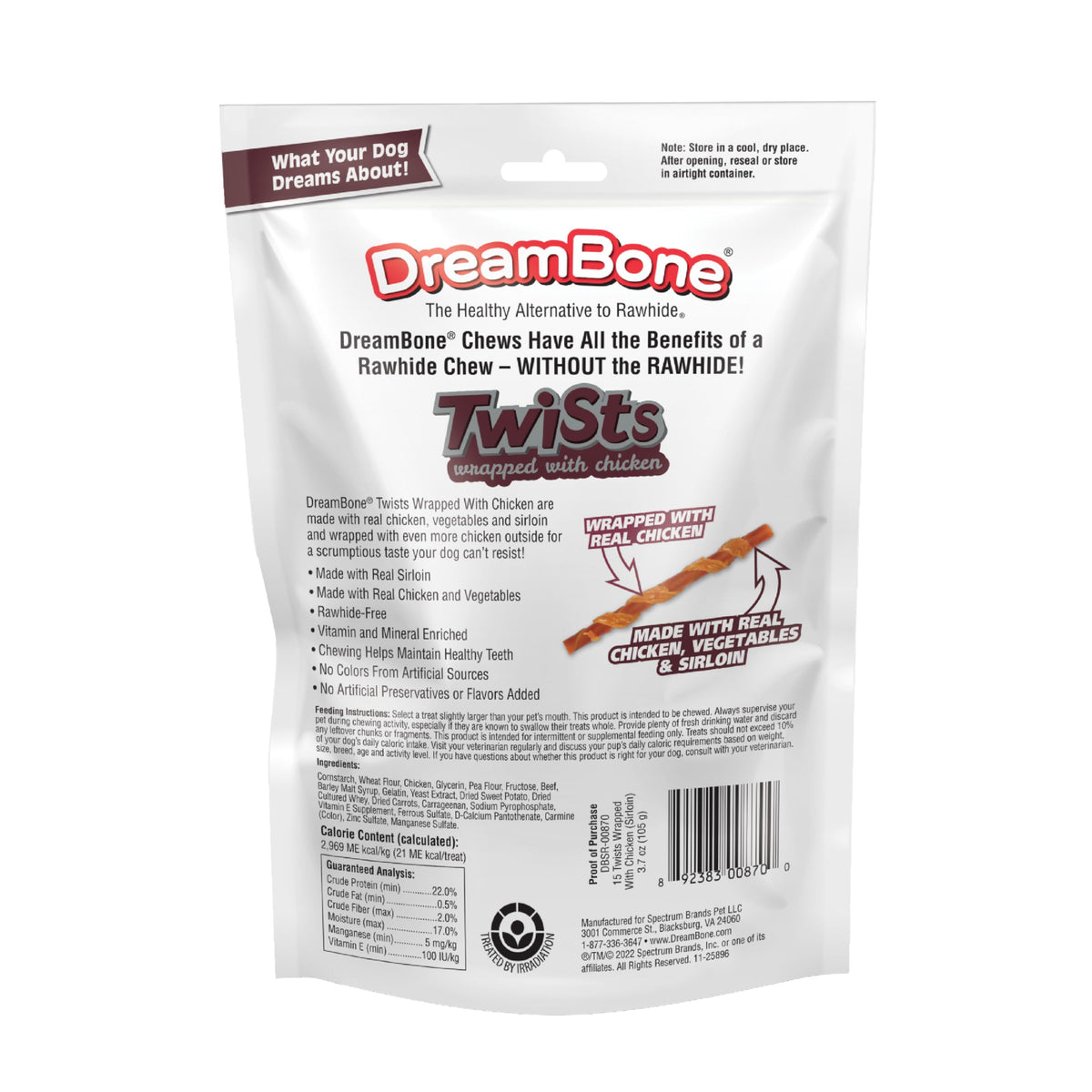 Sirloin Dog Treats 15 Count B175197
