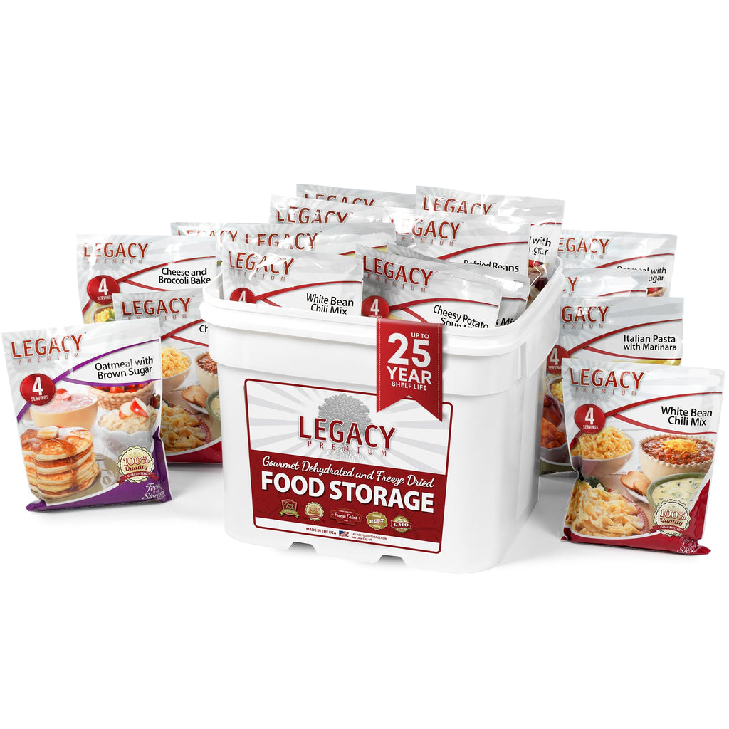 120 Serving Freeze Dried Emergency Food Supply Bucket H679