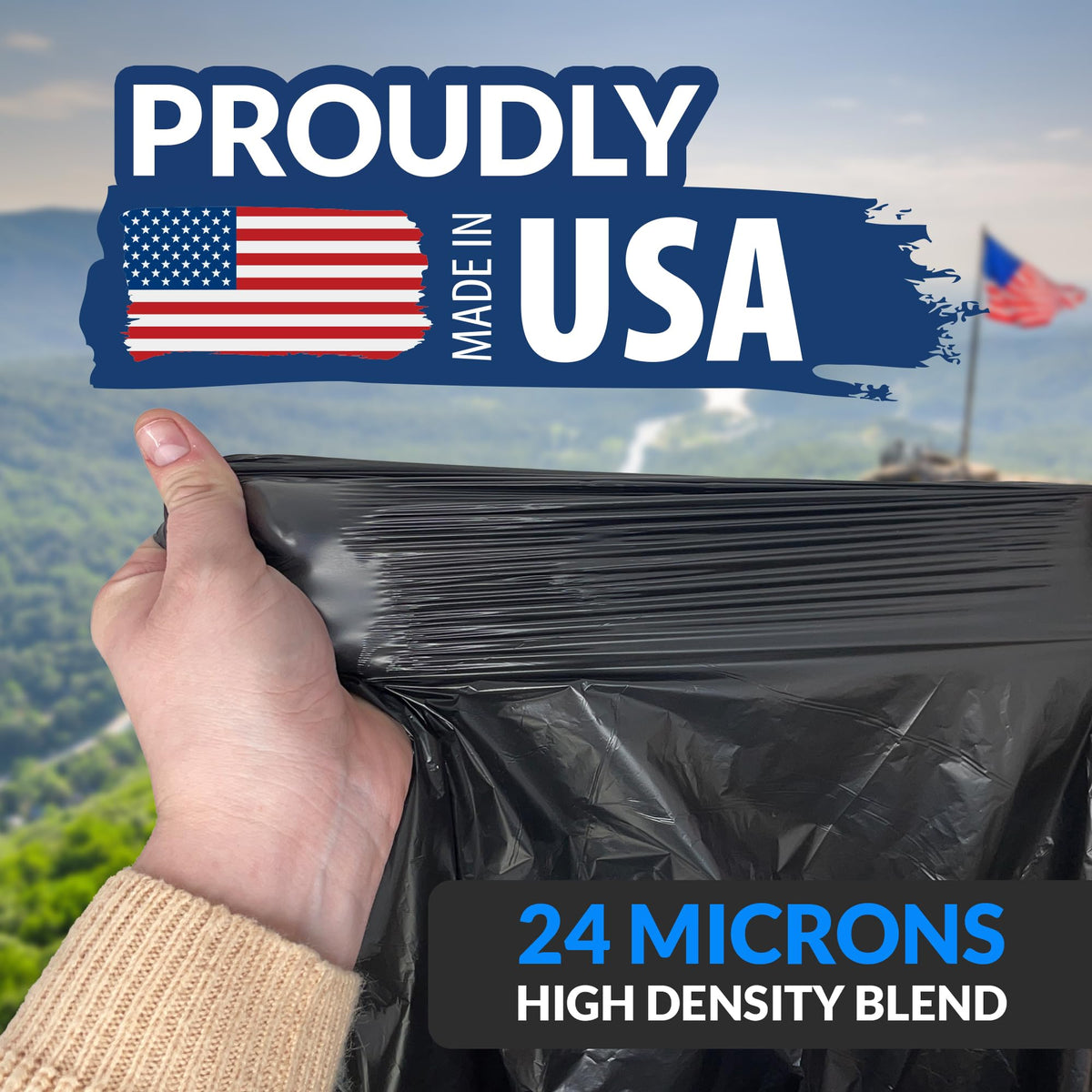 Black Heavy Duty Trash Bags 30 Count P726