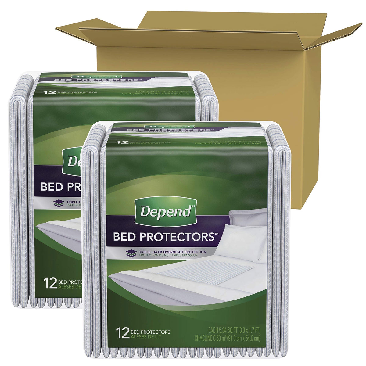 Blush XL Incontinence Underwear and Disposable Bed Pads E4682